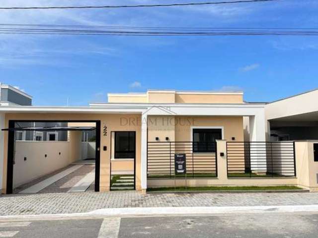 Casa 3 Dormitórios 1 suite, sozinha no patio no BR Felice  -  Tijucas