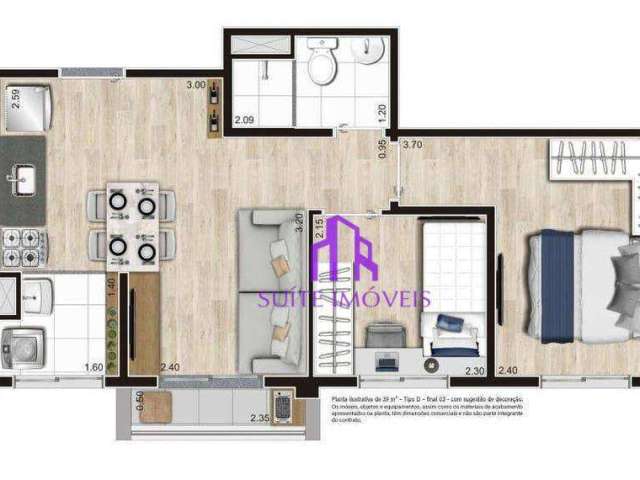 Apartamento com 1 quarto à venda na Rua Mauá, 1100, Centro, São Paulo, 25 m2 por R$ 208.692