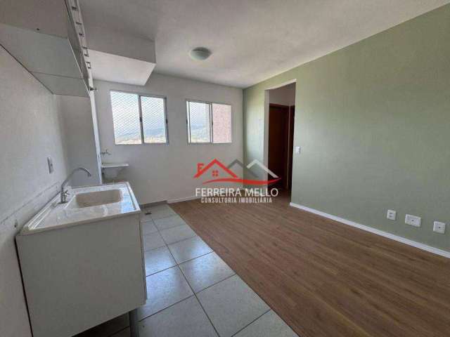 Apartamento com 2 dormitórios para alugar, 38 m² por R$ 1.800,00/mês - Laranjeiras - Caieiras/SP