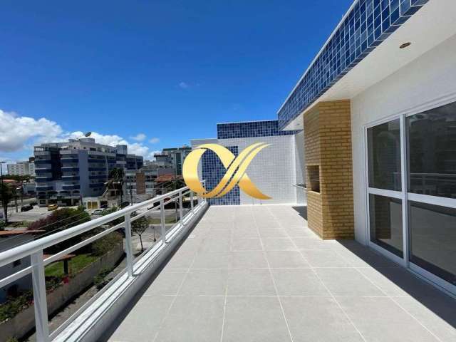 Cobertura linear com 1 quarto à venda, 94 m² por R$ 590.000,00 - Braga - Cabo Fr