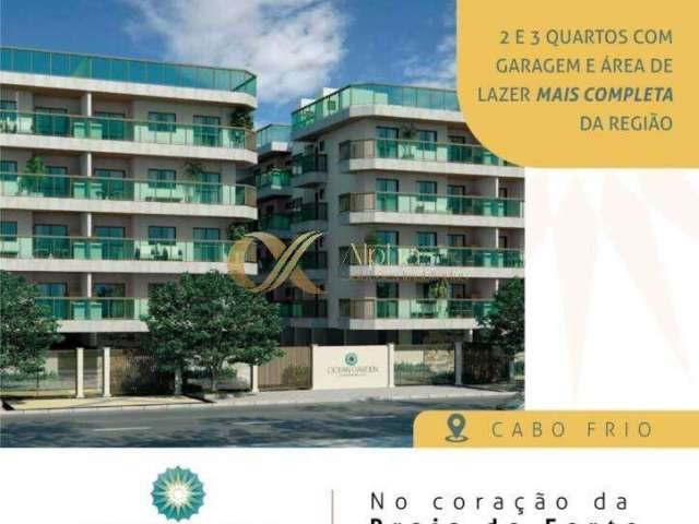 Apartamento novo na quadra da Praia em Cabo Frio - RJ.