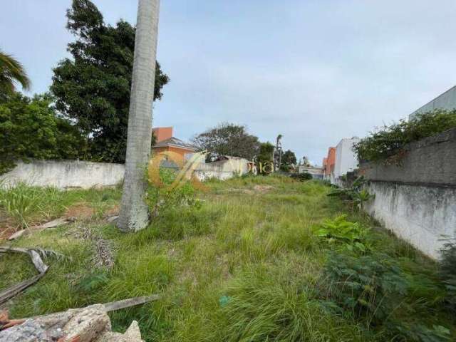 Terreno com aproximadamente 960 m²  em frente a Lagoa das Palmeiras - Cabo Frio -RJ.