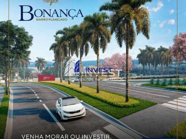 Lotes residenciais a partir de 250m² no Jd Bonança - Bairro Planejado