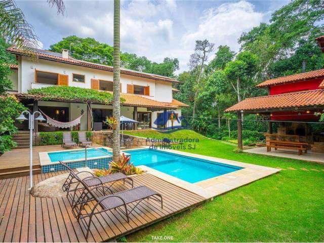 Casa em condomínio com 5 suítes á venda, 567 m² por R$ 3.830.000 - Caxambu - Jundiaí/SP