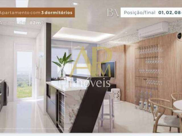 Apartamento à Venda com 03 dormitórios, sendo 01 suíte em São José