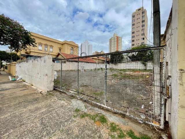 Terreno comercial para alugar na Rua Culto à Ciência, 229, Botafogo, Campinas por R$ 10.000