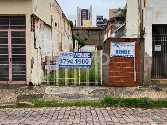 Terreno comercial à venda na Rua José de Alencar, 512, Centro, Campinas por R$ 350.000