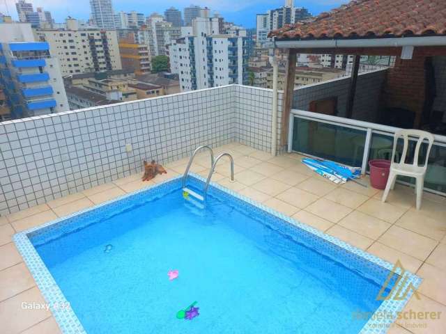 Cobertura com 3 dorms, Guilhermina, Praia Grande - R$ 570 mil, Cod: 1026