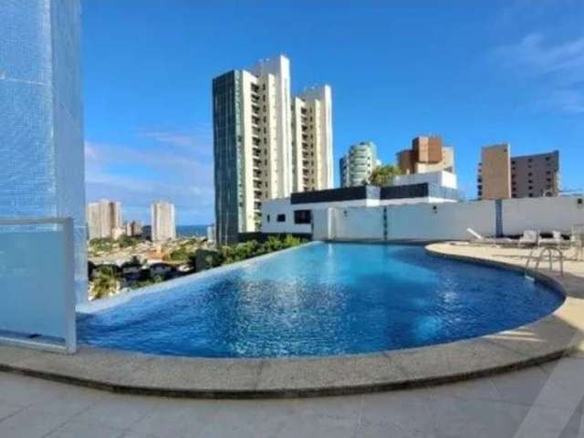 Apartamento em patamares com 3 suítes para venda vista mar