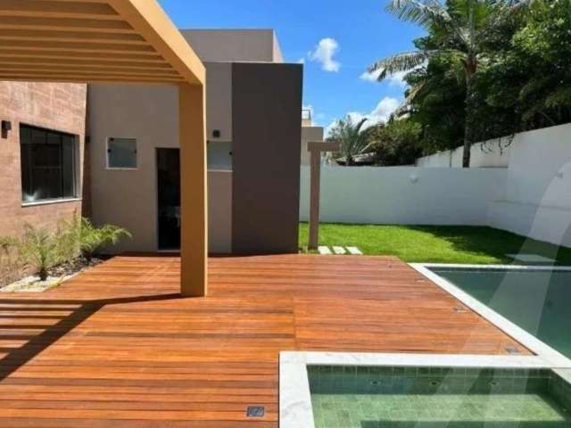 Casa para venda com 4 quartos e 4 suíte e piscina no Alphaville litoral norte 1