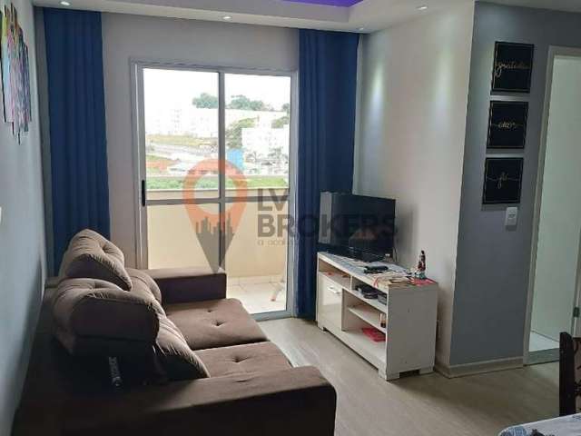 Apartamento à venda em Mogi das Cruzes-SP, Vila Cintra: 2 quartos, 2 salas, 1 banheiro, 1 vaga, 50m².