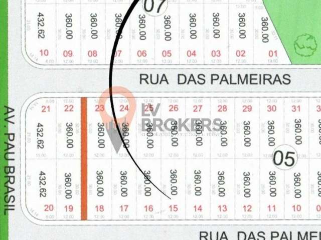 Terreno em Condomínio de Luxo - 360m² no Arua parque Lagos Mogi das Cruzes-SP