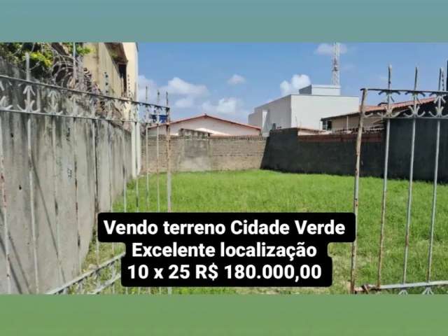 Vendo terreno Cidade Verde