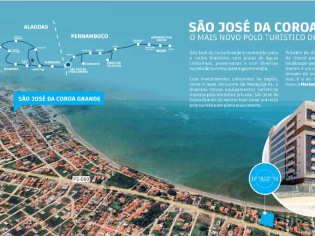 Vendo Horizon Smart Flats na praia de Sao Jose da Coroa Grande