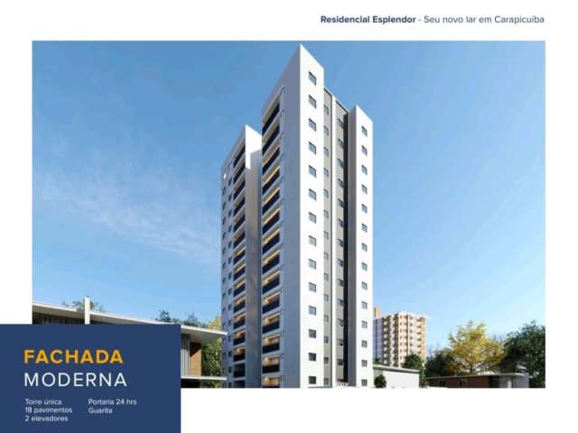 Apartamento para venda tem 53 metros quadrados com 2 quartos em Vila Três Irmãos - Carapicuíba - SP