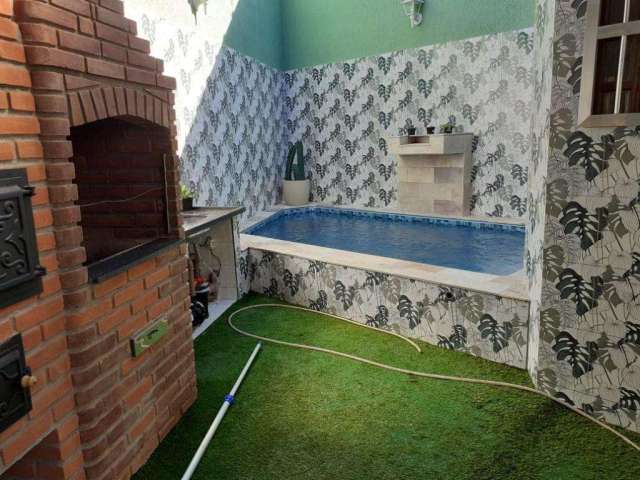 Casa para Venda em Mongaguá, Jardim Praia Grande, 2 dormitórios, 1 suíte, 1 banheiro, 2 vagas