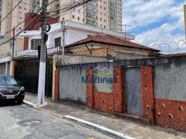 Terreno à venda, 240 m² por R$ 850.000,00 - Tatuapé - São Paulo/SP