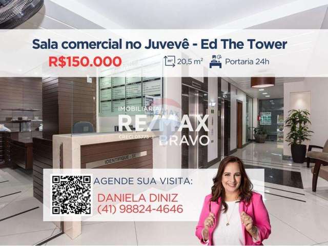 Conjunto comercial à venda, 21 m2, no bairro Juvevê, Curitiba/PR