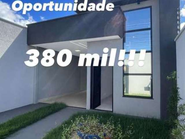 Casa 3 quartos, sendo 1 suíte - Bouganville - Entrada  ZERO -  Senador Canedo