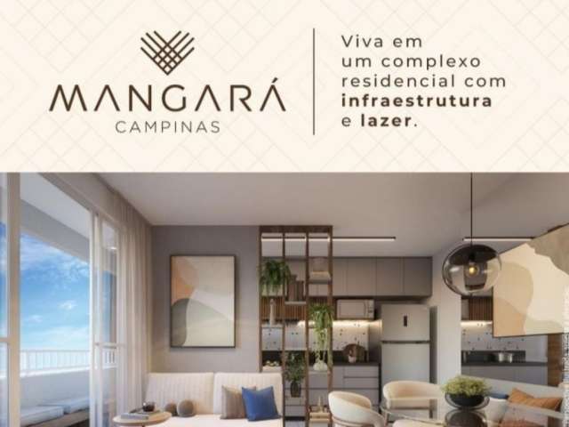 Apartamento 45 m²,  2 dormitórios e suíte, ao lado Shopping D Pedro, lazer, mobilidade, super local