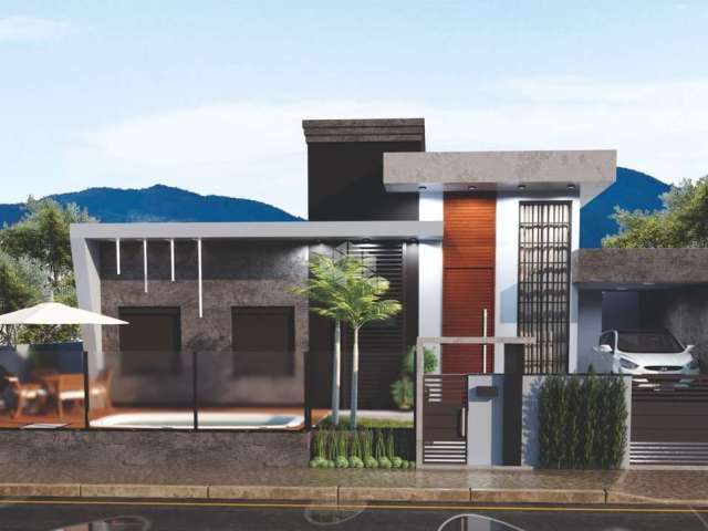 Casa sendo 3 dormitórios/ 1 quarto com suíte no bairro jardim eldorado - palhoça no valor de r$ 850.000,00 .