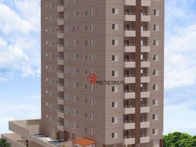 Apartamento com 2 dormitórios à venda, 52 m² por R$ 378.779,00 - Caiçara - Praia Grande/SP