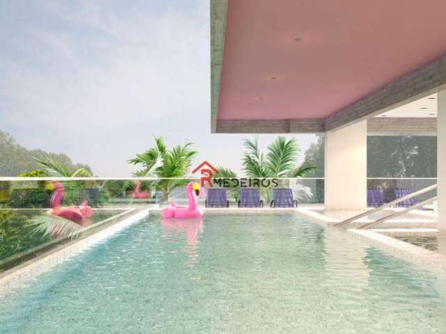 Flat com 1 dormitório à venda, 54 m² por R$ 420.000,00 - Canto do Forte - Praia Grande/SP