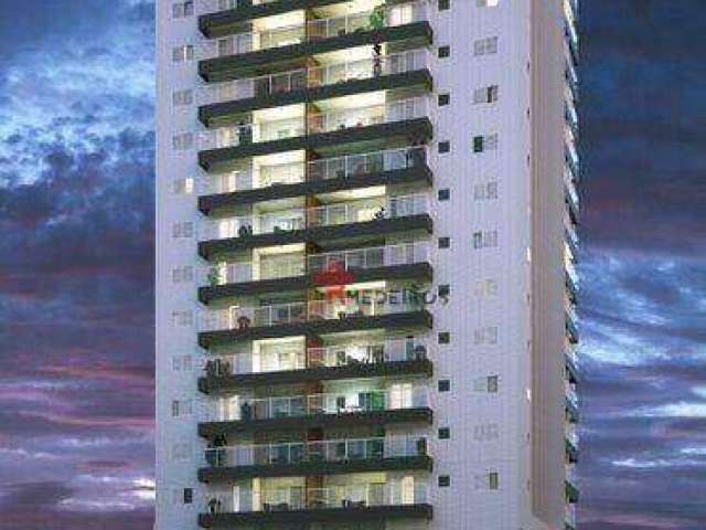 Apartamento com 2 dormitórios à venda, 73 m² por R$ 597.000,00 - Vila Guilhermina - Praia Grande/SP