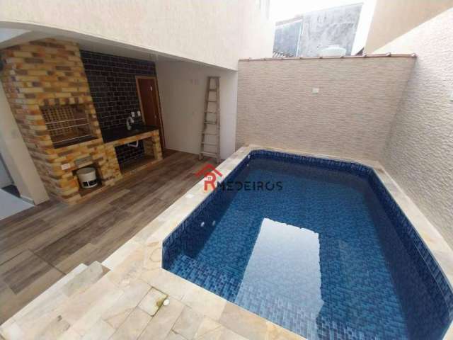 Sobrado com 3 dormitórios à venda, 129 m² por R$ 849.900,00 - Ocian - Praia Grande/SP