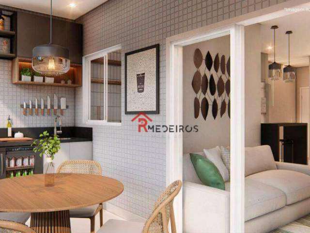 Apartamento com 2 dormitórios à venda, 61 m² por R$ 465.000,00 - Vila Guilhermina - Praia Grande/SP