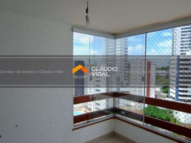 Excelente apartamento vista mar, 2/4 com dependências no Jardim Apipema, Salvador / BA