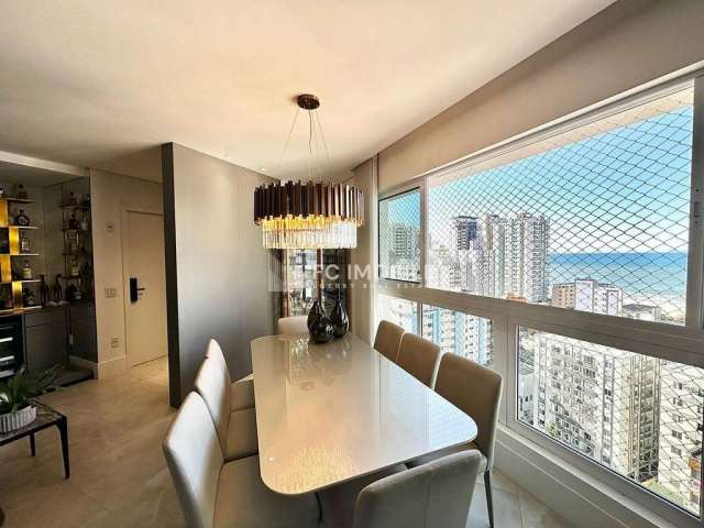 Apartamento com 4 suítes, inteiro mobiliado,  à venda no edificio Sands Beach em  Balneário Camboriú