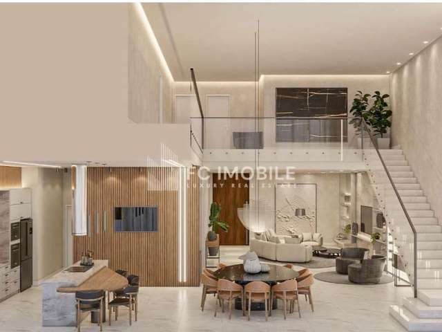 Casa nova com 4 suítes, 549 m², à venda no condomínio clube Caledônia/SC