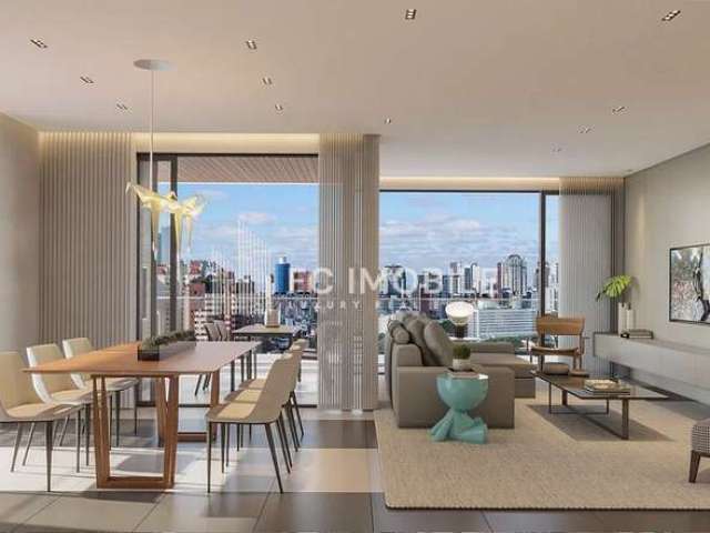 Apartamento com 4 suítes, 214 m² privativos,  à venda no Bigorrilho - Curitiba/PR