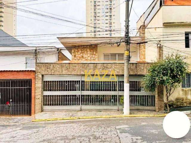 Sobrado com 3 dormitórios, 292 m² - venda por R$ 1.700.000,00 ou aluguel por R$ 13.130,00/mês - Tatuapé - São Paulo/SP