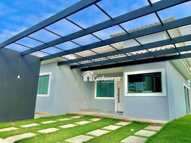 Casa com 3 dormitórios à venda, 105 m² por R$ 580.000,00 - Recanto do Sol - São Pedro da Aldeia/RJ