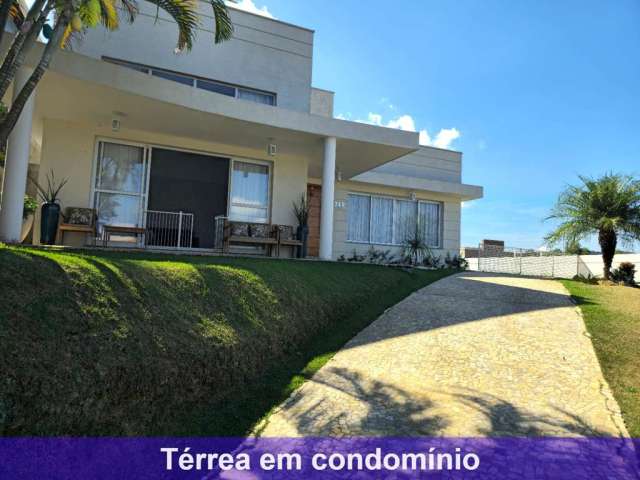 Casa térrea em condominio vale do sol com piscina por r$1.400mil