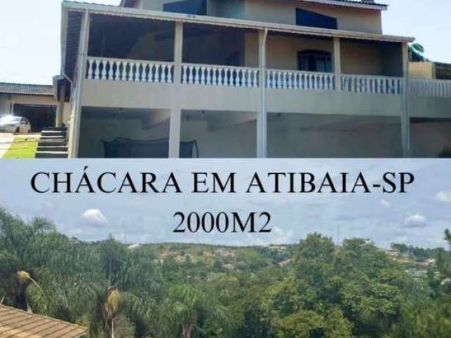 Chácara em Atibaia, com 2000m2 de área total, muito verde e qualidade de vida!