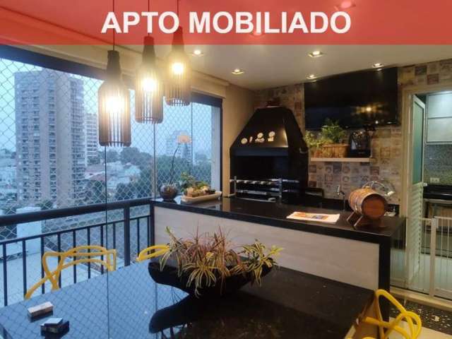 Lindíssimo apartamento totalmente mobiliado na melhor localização de santo andré