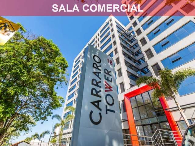 Sala Comercial de Alto Padrão em Condomínio na Vila Santista, Atibaia-SP: 1 sala, 2 banheiros, 51,00 m² de área.