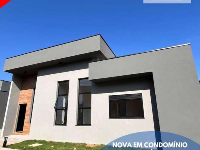 Casas térreas novas em condomínio em atibaia