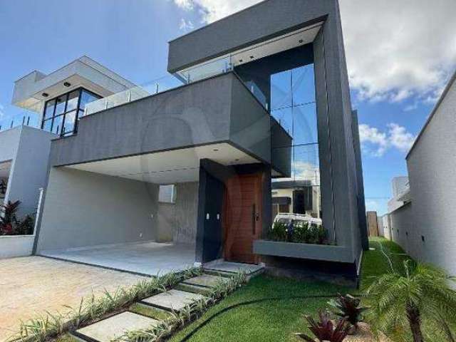 Excelente casa duplex recém construída no condomínio Monte Carlo