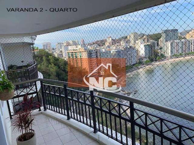 Apartamento com 4 dormitórios à venda, 180 m² por R$ 2.490.000,00 - Ingá - Niterói/RJ