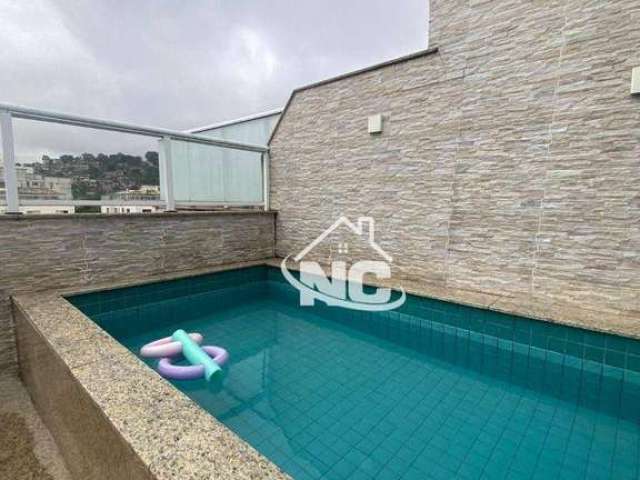 Cobertura com 2 dormitórios à venda, 90 m² por R$ 650.000,00 - Barreto - Niterói/RJ