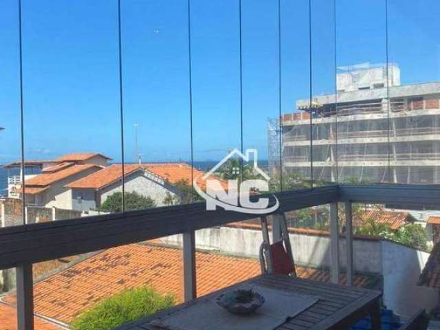 NOVOS COMEÇOS VENDE - Flat com 1 quarto à venda, 77 m² por R$ 630.000 - Piratininga - Niterói/RJ