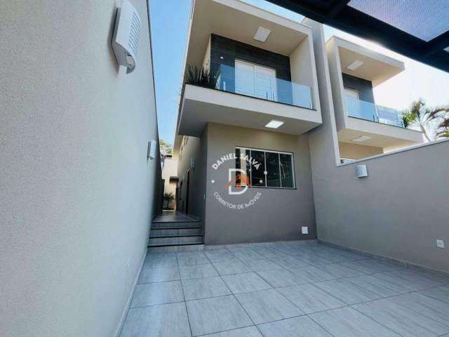 Casa com 3 dormitórios (3 Suítes) à venda, 107 m² por R$ 740.000 - Retiro das Fontes - Atibaia/SP