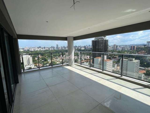 Apartamento Alto Padrão com  174 m²  andar alto com vista linda e livre em Pinheiros - SP