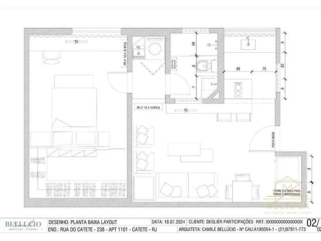 Apartamento com 1 dormitório à venda, 37 m² por R$ 480.000 - Catete - Rio de Janeiro/RJ