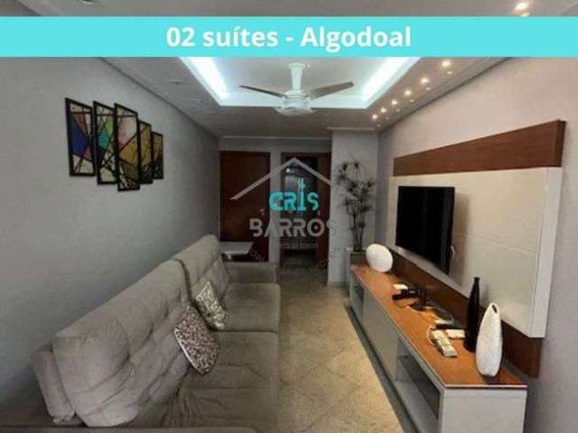 Apartamento com vista mar para venda com 2 suítes no Algodoal - Cabo Frio - RJ