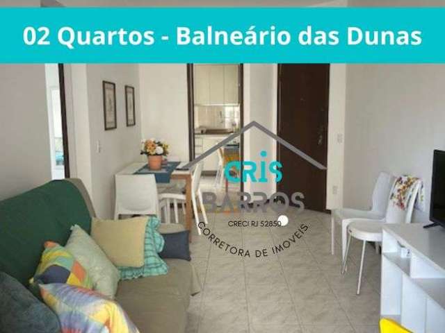 Apartamento de frente para venda com 2 quartos em Algodoal - Cabo Frio - RJ